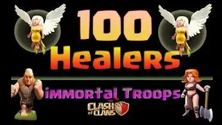 Archer Queen With 100 healer VS Th11 Full max