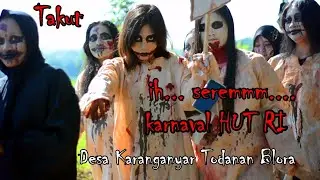 (real sounds) karnaval 17 Agustus desa Karanganyar Todanan HEBOHH. Banyak hantu gentayangan
