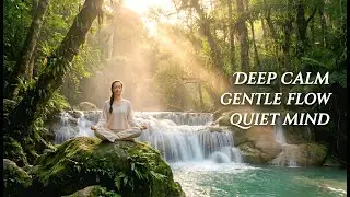 Vibraphone Meditation Music with Waterfall Visuals for Sleep and Relaxation