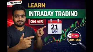 21 Jan Trading strategy Live🔴| Intraday Trading Strategy |  #trading #livetrading