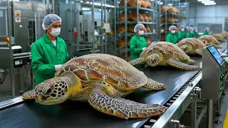 FULL PROCESS | How Turtle Shell Material Is Made &ndash; Factory Secrets