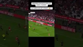 AMAZING CHILEKICK GOAL BY ANGEL DI MARIA. 36 YEARS OLD, HE'S CRAZY. 🤯🇦🇷
