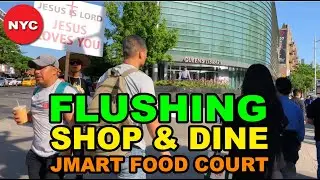 Life in NYC｜Explore Flushing: Shop and Dine at JMart Food Court, a Local Favorite #flushing #jmart