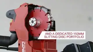 Presenting the robust and reliable slitting system Hilti DCH 150-SL Wall Chaser!