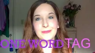 ❤ JUST ONE WORD TAG ❤