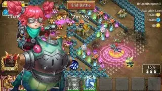 Professor Ribbit Skin in Action l Castle Clash