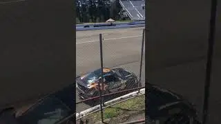 Porsche Cayman spins out and crashes at Pacific Raceways while chasing GT3RS