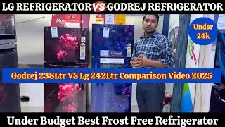 Comparison Video Lg Fridge Vs Godrej Fridge | Best double door Refrigerator Comparison Video 2025