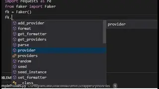 python #0 faker installation