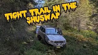 Exploring Tight Shuswap Trails | Nissan Pathfinder | SAS Toyota Pickup |