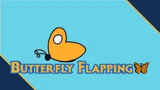Butterfly Flapping Wings | 2D Animation | PRK hub