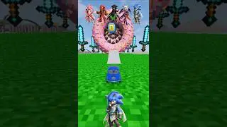 Mythic God Sonic vs Amy vs Shadow the Hedgehog | Battle to overcome the spiked donut challenge!