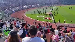 Violentos Incidentes Santiago Wanderers Colo Colo 6 Dic 2015 Vista Andes Sur