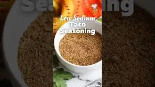 Low Sodium Taco Seasoning | 5-Minute Healthy Spice Blend #shorts #tacoseasoning