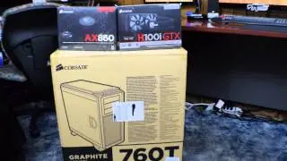 Corsair Graphite Series 760T , Corsair AX860 and H100i GTX