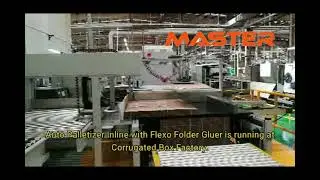 Automatic Load Former Palletizer Flexo Folder Gluer Corrugated Box Making Machine