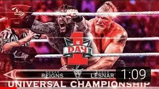 Roman reigns vs Brock Lesnar WWE Day 1 2022 promo