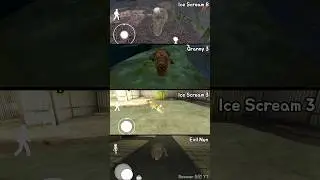 Ice Scream 8 Crocodile vs Granny 3 Crocodile vs Ice Scream 3 Crocodile vs Evil Nun Crocodile #Shorts