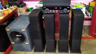 DIY - TOWER SPEAKER BOX Making Video