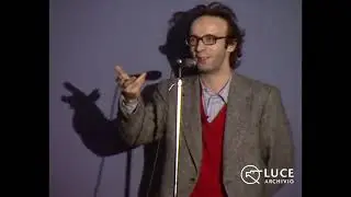 BENIGNI E DAUNBAILÒ LEZIONI DI CINEMA A BOLOGNA, 1986