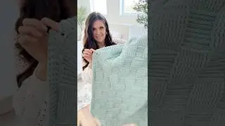 Seabreeze Basket Weave Blanket &ndash; Free Pattern + Tutorial! #basketweave #crochetblanketpattern