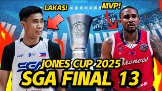 LAKAS NETO! FINAL 13 NG SGA PARA SA JONES CUP 2025, INILABAS NA! MGA BAGONG PLAYERS KILALANIN!