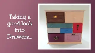 Taking a Good Look into Drawers (Tips and advice to help you make perfectly fitted drawers!)