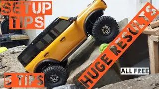 2021 Traxxas TRX4 Bronco / 5 Setup Tips/ Huge Resullts