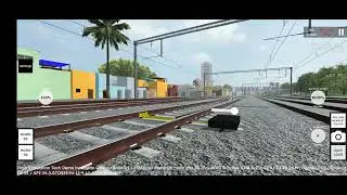 rg train teach demo  Goods train coupling local train accident for goods express   jdndjd####in