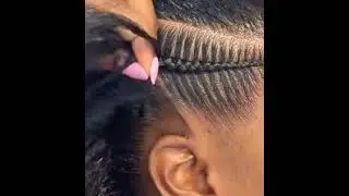 Stitch braids tutorial #hairtutorial #tutorialhair #hairstyles #braids #subscribe #sub
