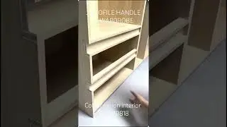 J PROFILE HANDLE IN WARDROBE |HANDLELESS WARDROBE MAKING IDEAS|HANDLELESS WARDROBE KAISE BANAYE