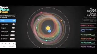 super planet crash game high score (free to play)
