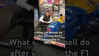 Just sitting with Nigel Mansell&rsquo;s FW14B from 1992. Wonder what he went onto after that&hellip; 🤔