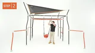Vuly Quest Monkey Bar - Toddler Swing Installation