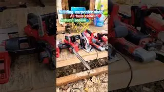 build a carpenter shop : tools mostly einhell #howtodo #einhell #powerxchange #shorts