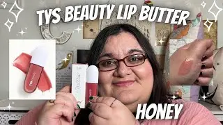 ✨TYS BEAUTY LIP BUTTER LIP GLOSS✨ Honey l Review l Swatch l Try On l First Impressions (BoxyCharm)