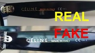 How to spot fake Celine sunglasses. Real vs fake Celine