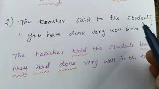 #direct to indirect#in tamil teaching#3d video# for easy understanding# statement#
