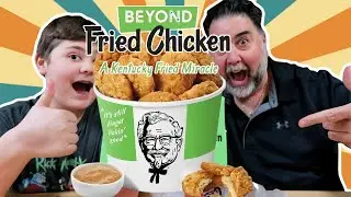 NEW KFC BEYOND FRIED CHICKEN REVIEW | HOW REAL DOES THIS TASTE?