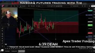 Live NASDAQ Futures Trading 50K Apex Trader Funding!