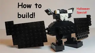 Spooky Lego Halloween Bat: How To build!