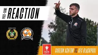FA Youth Cup reaction with Oliver Perkins | Curzon Ashton (A)