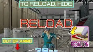 Time Crisis (Namco 1995)  Attract Mode 60fps