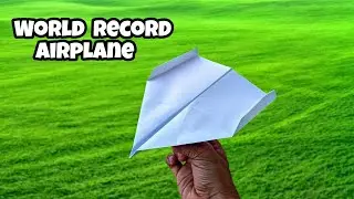 How To Make World Record Paper Plane For Distance | Mr Enter Hacker