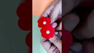 earings made with waste bindi🤔#trending#5minutecrafts#bestoutofwaste#diy#shorts🤗
