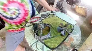 repairing auxiliary fan Ng cb400 hyper VTEC...