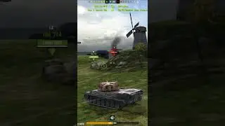 Bullying T100-LT In World of Tanks Blitz #shorts
