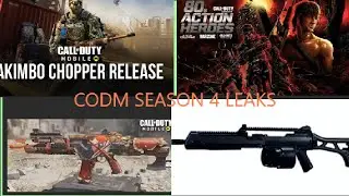 CODM season 4 huge leaks. New multiplayer maps, legendary gun skins, new characters, akimbo chopper