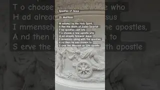 Apostles of Jesus: Matthias #matthias #benedict #france #church #jesus #apostle #bible #saints