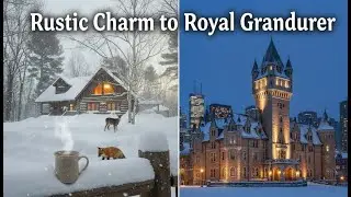From Rustic Charm to Royal Grandeur- Journey from the Log Cabin to Casa Loma #casaloma